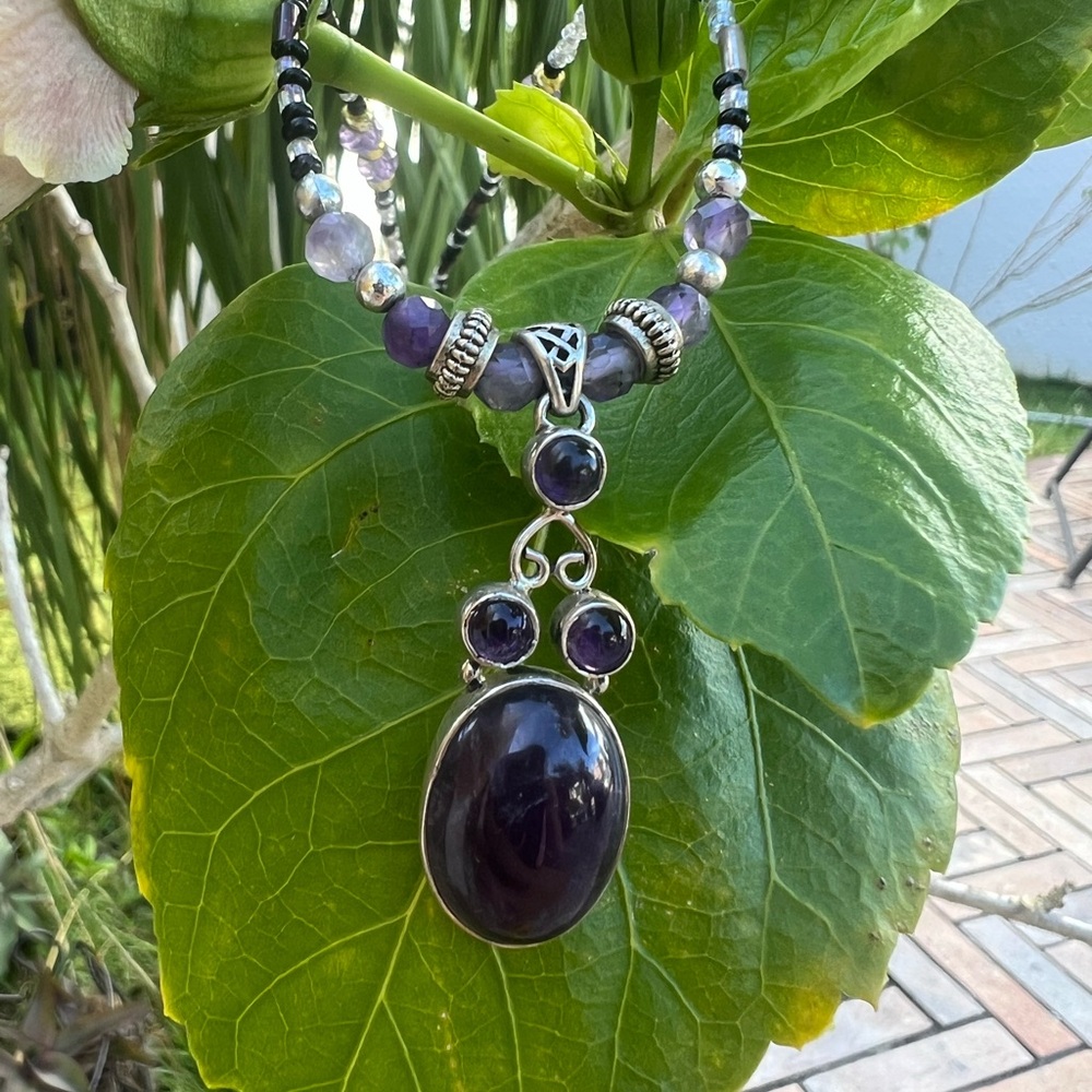 Enchanted Amethyst Pendant Intuition, Magic & Divine Energy
